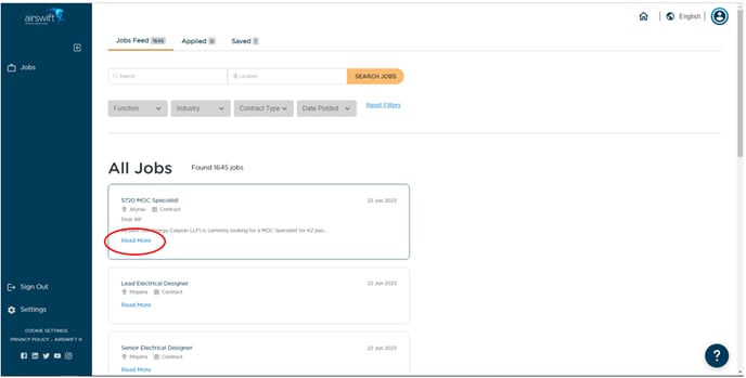 Airswift - How to Apply for a Job