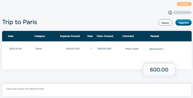 Airswift - Review Expenses