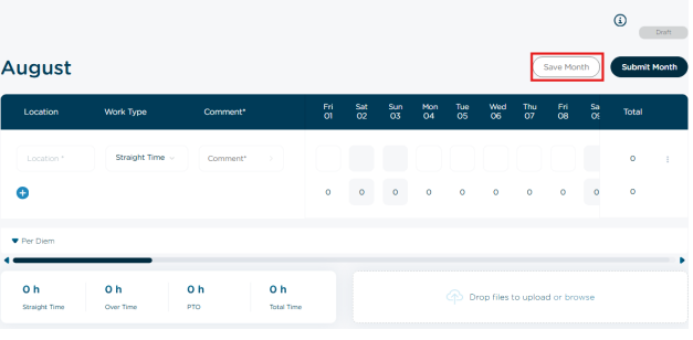 August but save month