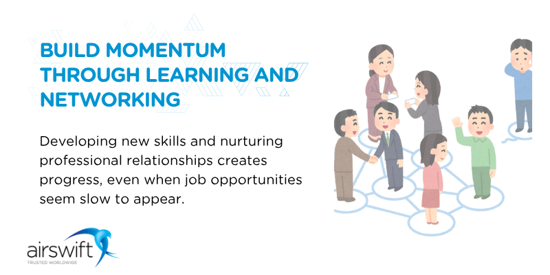 Build momentum through learning and networking Build momentum through learning and networking
