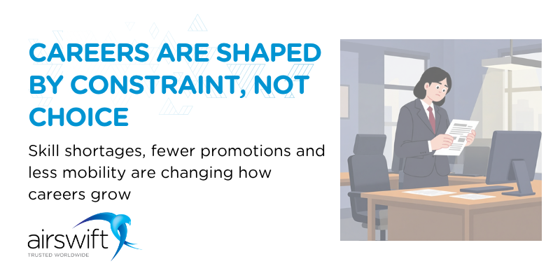 Careers are shaped by constraint, not choice