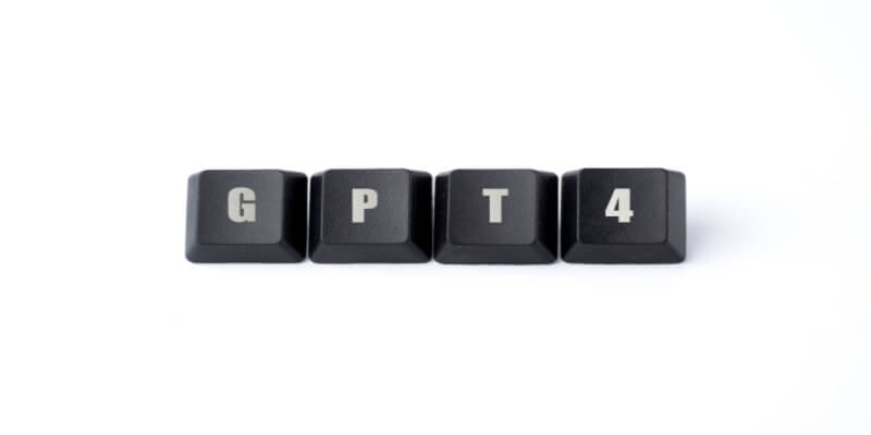 GPT-4 on a keyboard