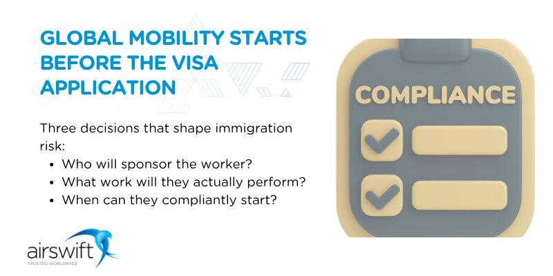 Global mobility starts before the visa application Global mobility starts before the visa application