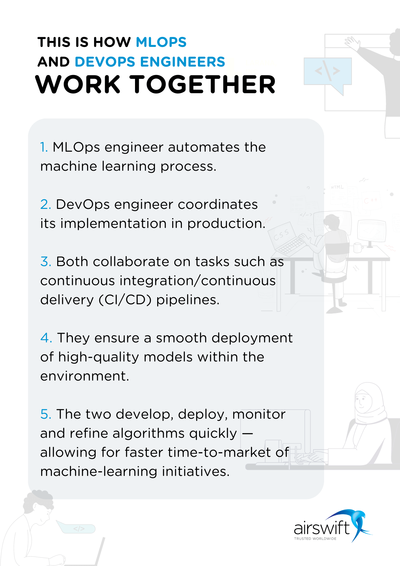 How MLOps and DevOps work together