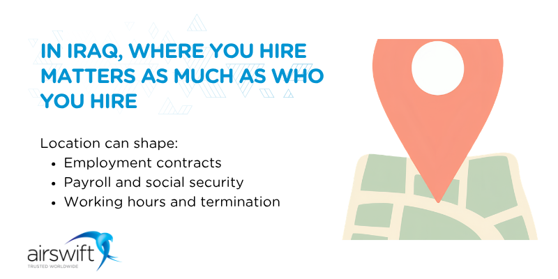 In Iraq, where you hire matters as much as who you hire