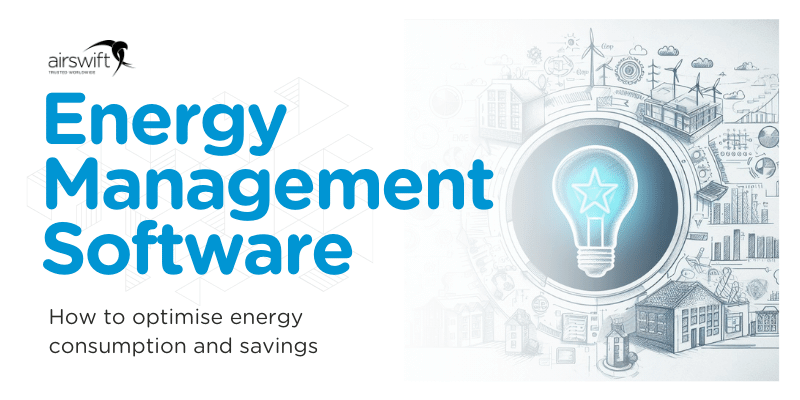 Infographic on optimizing energy with management software