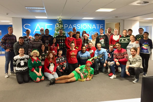 Airswift Manchester Christmas Jumpers 2018