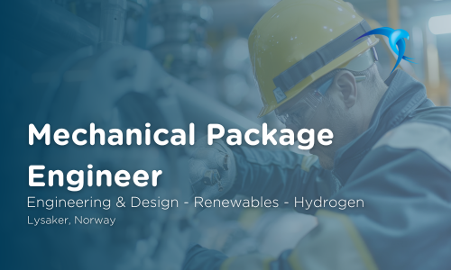 Mechanical Package Engineer  - Engineering & Design - Renewables - Hydrogen - Lysaker, Norway  