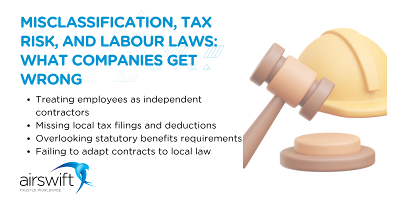 Misclassification, tax risk, and labour laws_ What companies get wrong