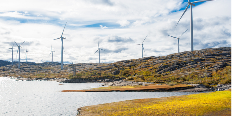 Norway wind turbines