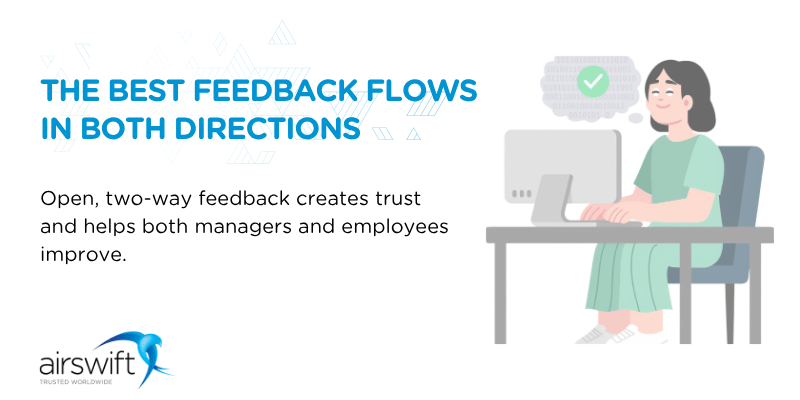 The best feedback flows in both directions The best feedback flows in both directions