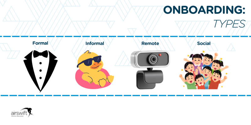 The types of onboarding