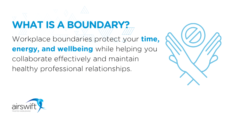 Boundaries are agreements around time, workload, communication, availability, meetings, and digital access.