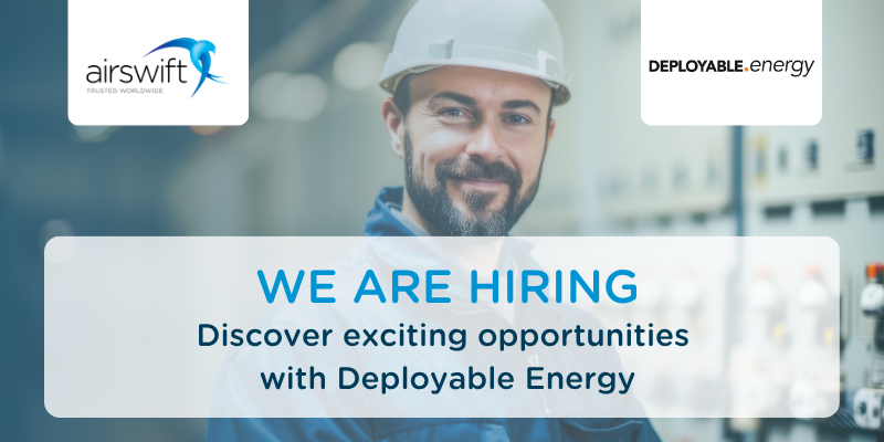 We Are Hiring with Deployable Energy