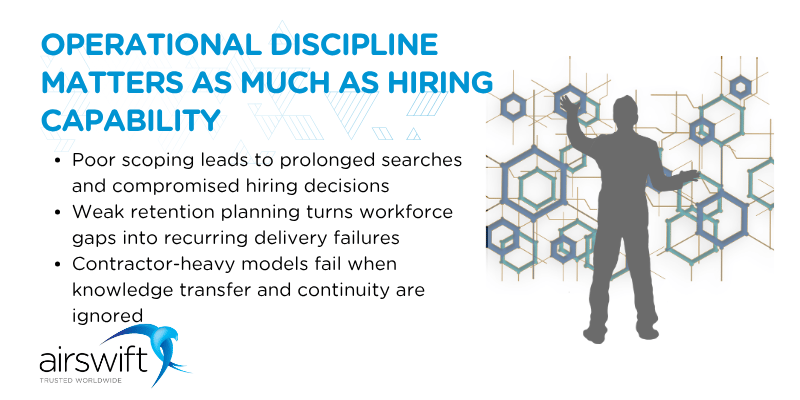 operational discipline matters as much as hiring capability